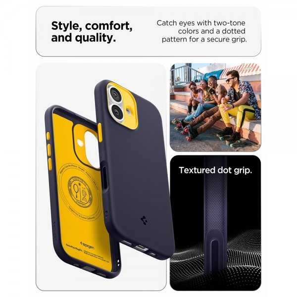 Spigen iPhone 17 Suojakuori Nano Pop MagFit Blueberry Navy