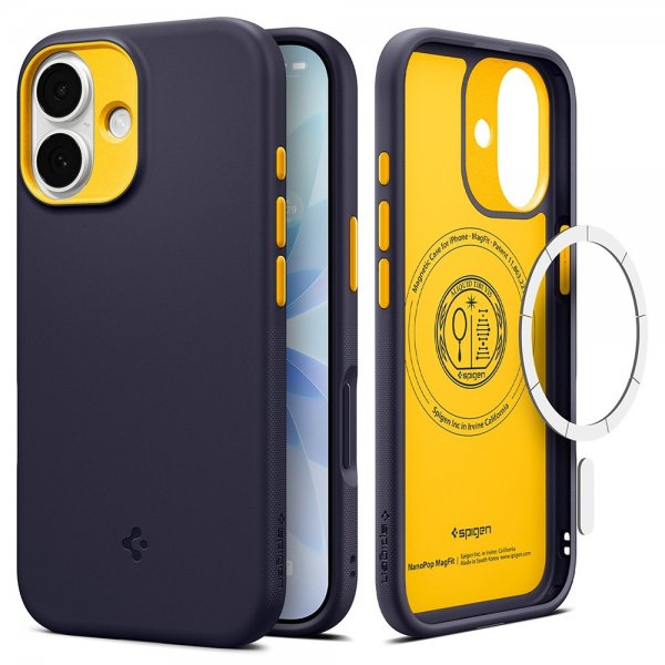 Spigen iPhone 17 Suojakuori Nano Pop MagFit Blueberry Navy