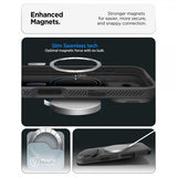Spigen iPhone 17 -kuori Optik Armor MagFit Musta