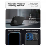 Spigen iPhone 17 -kuori Optik Armor MagFit Musta