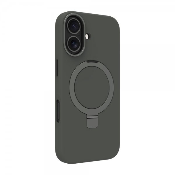 dbramante1928 iPhone 17 Suojakuori Roskilde MagSafe Jalusta ICON Forest Shadow