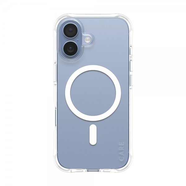 CARE by PanzerGlass iPhone 17 -kuori, Samba MagSafe, läpinäkyvä