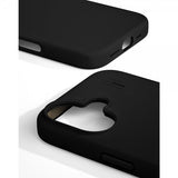 Ideal of Sweden iPhone 17 -silikonikuori, MagSafe, musta