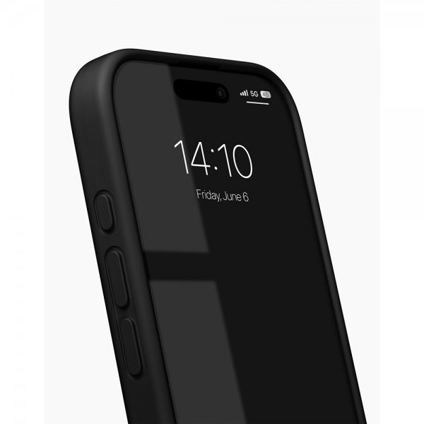 Ideal of Sweden iPhone 17 -silikonikuori, MagSafe, musta
