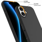 Nordic Covers iPhone 17 -silikonikuori Feather Series MagSafe Raven Black