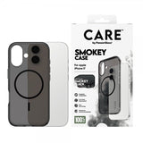 CARE by PanzerGlass iPhone 17 Suojakuori Smokey MagSafe Musta