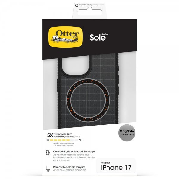 Otterbox iPhone 17 -kuori Sole MagSafe Musta