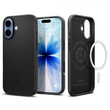 Spigen iPhone 17 -suojakuori Thin Fit MagFit, musta