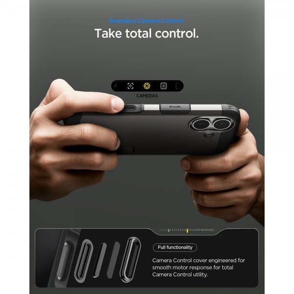 Spigen iPhone 17 -suojakuori Tough Armor T MagFit Gunmetal