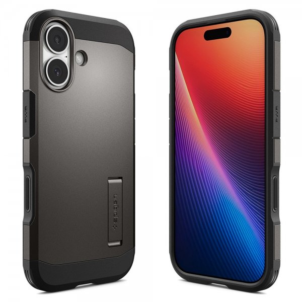 Spigen iPhone 17 -suojakuori Tough Armor T MagFit Gunmetal