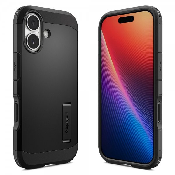 Spigen iPhone 17 -kuori Tough Armor T MagFit Musta