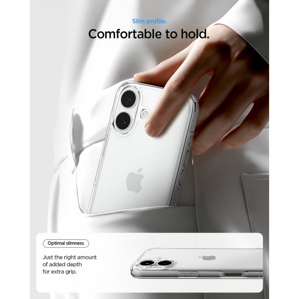 Spigen iPhone 17 -suojakuori Ultra Hybrid Crystal Clear