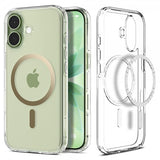 Spigen iPhone 17 -suojakuori Ultra Hybrid MagFit Clear Gold