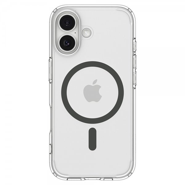 Spigen iPhone 17 -suojakuori Ultra Hybrid MagFit Clear Graphite