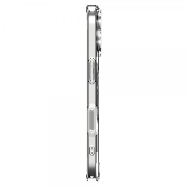 Spigen iPhone 17 -suojakuori Ultra Hybrid MagFit Clear Graphite