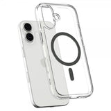 Spigen iPhone 17 -suojakuori Ultra Hybrid MagFit Clear Graphite