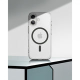 Spigen iPhone 17 -suojakuori Ultra Hybrid MagFit Clear Graphite