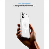Spigen iPhone 17 -suojakuori Ultra Hybrid MagFit Clear White