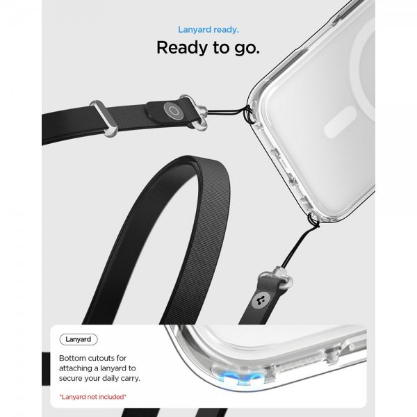 Spigen iPhone 17 -kuori Ultra Hybrid MagFit Frost White