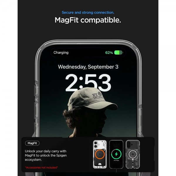 Spigen iPhone 17 -suojakuori Ultra Hybrid Neo One MagFit