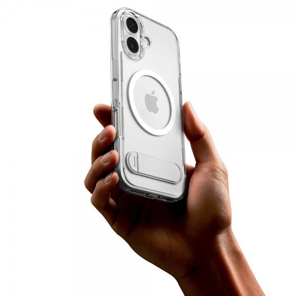 Spigen iPhone 17 -suojakuori Ultra Hybrid S MagFit Clear White