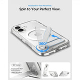 Spigen iPhone 17 -suojakuori Ultra Hybrid S MagFit Clear White