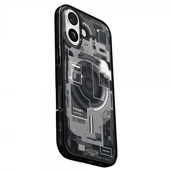 Spigen iPhone 17 -suojakuori, Ultra Hybrid Zero One MagFit, musta