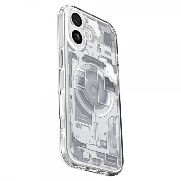 Spigen iPhone 17 -suojakuori Ultra Hybrid Zero One MagFit, valkoinen