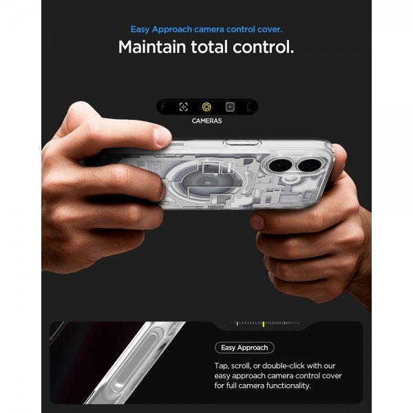 Spigen iPhone 17 -suojakuori Ultra Hybrid Zero One MagFit, valkoinen