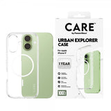 CARE by PanzerGlass iPhone 17 -kuori Urban Explorer MagSafe, valkoinen