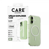 CARE by PanzerGlass iPhone 17 -kuori Urban Explorer MagSafe, valkoinen