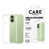 CARE by PanzerGlass iPhone 17 -suojakuori Urban Explorer Transparent