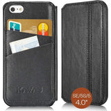 KAVAJ iPhone 5/5S/SE 2016 Kotelo Dallas Musta