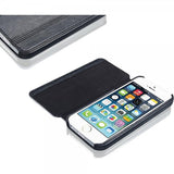 KAVAJ iPhone 5/5S/SE 2016 Kotelo Dallas Musta
