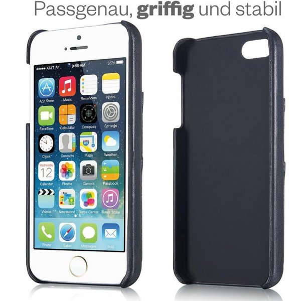 Kavaj iPhone 5/5S/SE 2016 Kuori Tokyo Musta