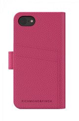 Richmond & Finch iPhone 6/6S/7/8/SE-suojakotelo, lompakko, irrotettava kuori, pinkki
