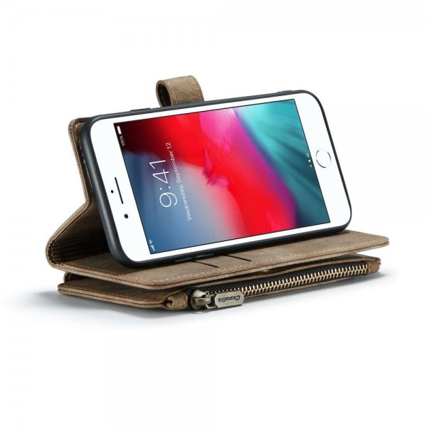 CaseMe iPhone 6/6S/7/8/SE suojakuori C30 Series Ruskea