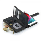 CaseMe iPhone 6/6S/7/8/SE suojakuori C30 Series musta