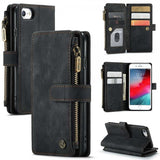 CaseMe iPhone 6/6S/7/8/SE suojakuori C30 Series musta