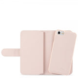 holdit iPhone 6/6S/7/8/SE suojakuori Wallet Case Extended Magnet irrotettavalla kuorella Blush Pink