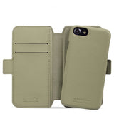 holdit iPhone 6/6S/7/8/SE Suojakuori Lompakkokotelo Magnet Khaki Green