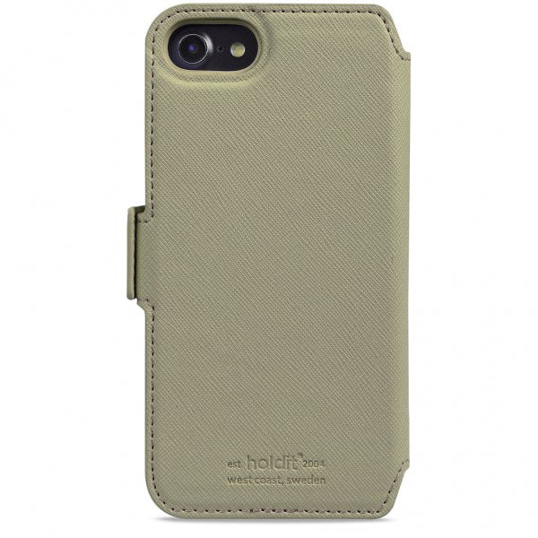 holdit iPhone 6/6S/7/8/SE Suojakuori Lompakkokotelo Magnet Khaki Green