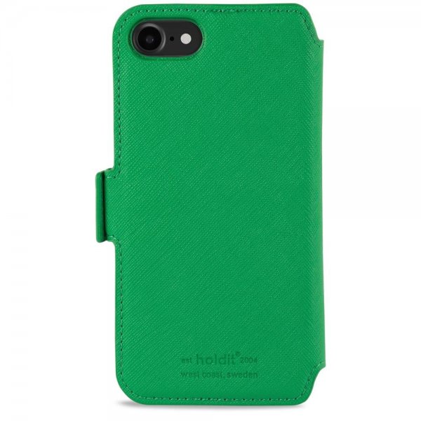 holdit iPhone 6/6S/7/8/SE suojakuori Wallet Case Magnet Stockholm Grass Green