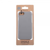 Onsala iPhone 6/6S/7/8/SE Kuori Aito Nahka Harmaa