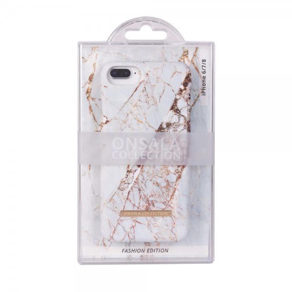 Onsala iPhone 6/6S/7/8/SE Kuori Fashion Edition White Rhino Marble