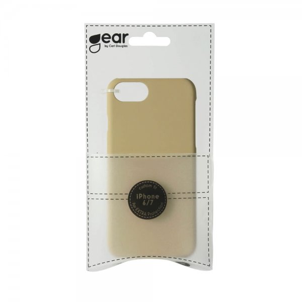 Gear iPhone 6/6S/7/8/SE Kuori Kovamuovi Beige