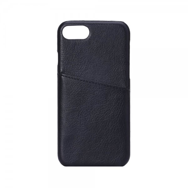 Onsala iPhone 6/6S/7/8/SE Kuori, jossa korttipaikka, musta