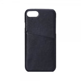 Onsala iPhone 6/6S/7/8/SE Kuori, jossa korttipaikka, musta