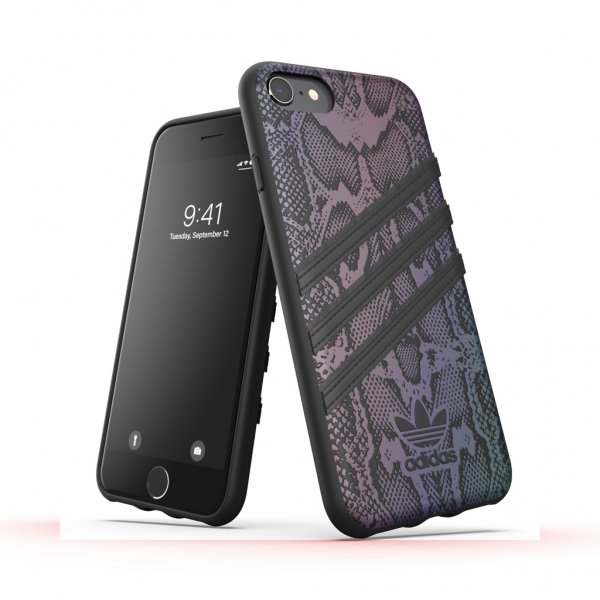 Adidas iPhone 6/6S/7/8/SE Kuori Moulded Case PU Reflective Musta