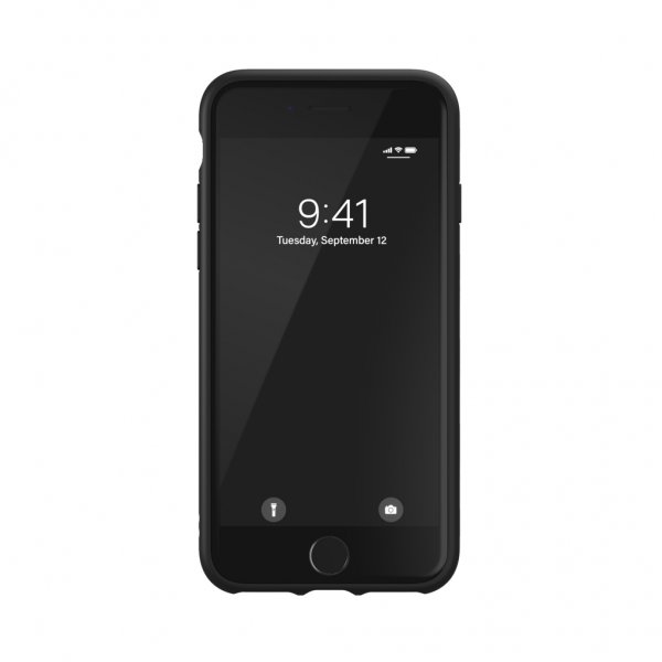 Adidas iPhone 6/6S/7/8/SE Kuori Moulded Case PU Reflective Musta